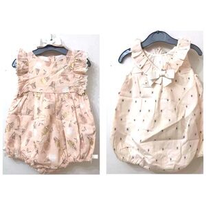 Piper & Posie Adorable Pink Baby Romper Set 6-9 months